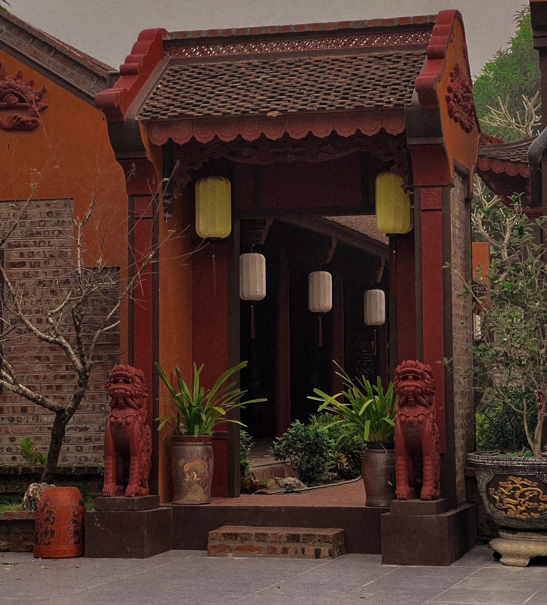 Chùa Trung - Đại hùng bảo điện tọa lạc đất Thái Nguyên