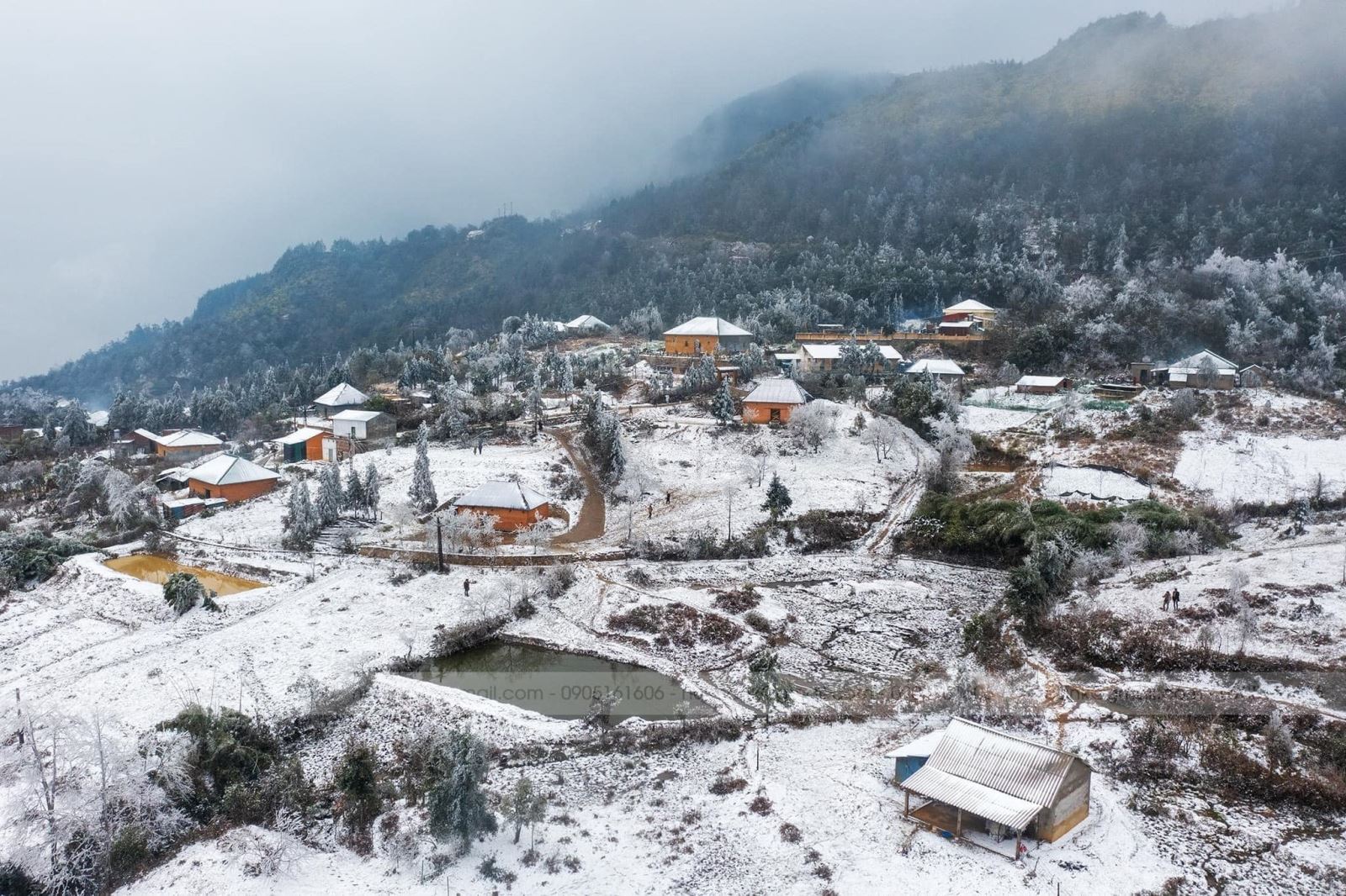 Hò hẹn với mây trời mùa tuyết rơi Y Tý