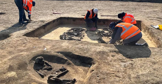 Bộ xương 6.000 năm tuổi lộ ra khi khởi công nhà máy chip
