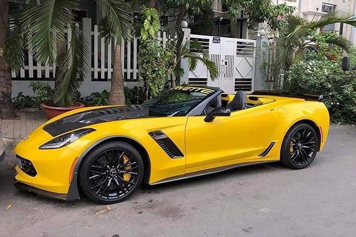 Đại gia Cần Thơ tậu Chevrolet Corvette C7 Z06 Convertible tiền tỷ