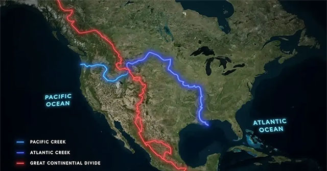 Duy nhất con sông nhỏ này trên thế giới chảy vào hai đại dương