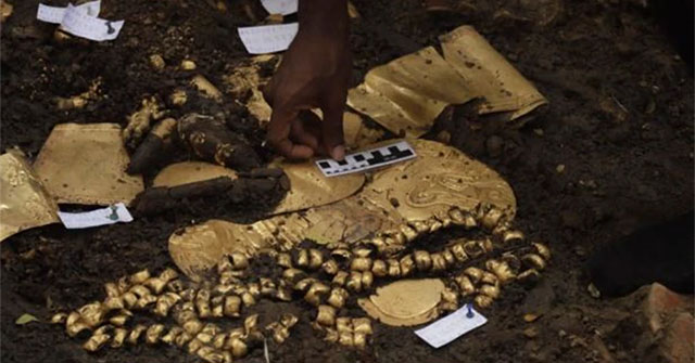 Phát hiện kho báu vàng ròng trong mộ cổ chứa nhiều người bị hiến tế ở Panama